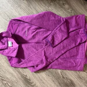 Columbia Magenta Half-Zip Pullover